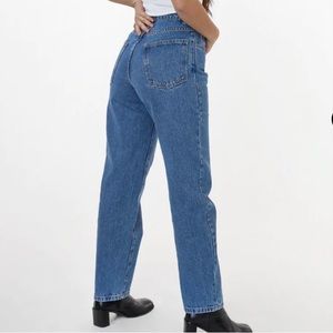 14 oz denim Los Angeles Apparel pants made is LA